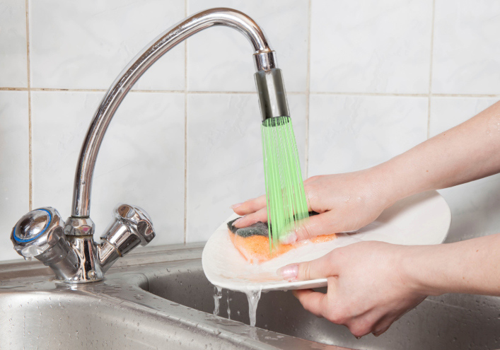 Washing of the dishes